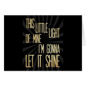 Inspirational Art - Little Light. (Front Horizontal)