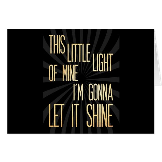 Inspirational Art - Little Light. Cards (Front Horizontal)