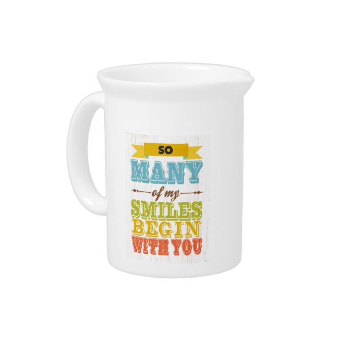 Inspirational Art   Smiles Beverage Pitcher