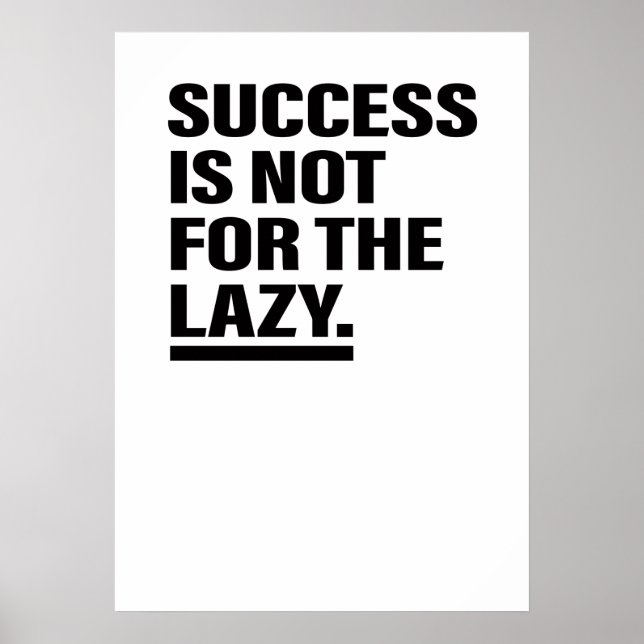 Inspirational Art Success Life Tips Quote Art T-Sh Poster (Front)