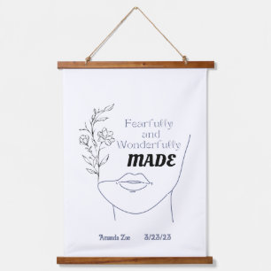 Inspirational Art Wood Hanging Tapestry