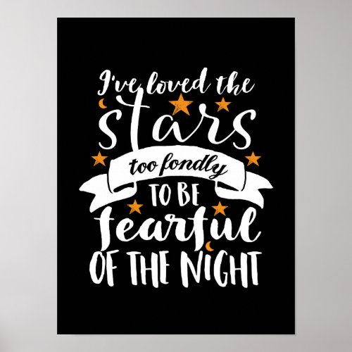 Inspirational Astronomy Quote Space Geek Love Star Poster