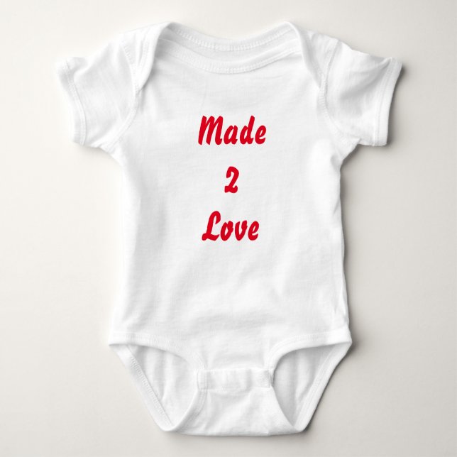 Inspirational baby clothing baby bodysuit (Front)
