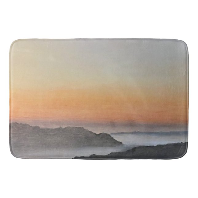 Inspirational Bath Mat | Ice Storm Sunrise (Front)