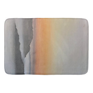 Inspirational Bath Mat   Ice Storm Sunrise