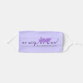 Inspirational Be Inspired Everyday Butterfly Adult Cloth Face Mask (Front, Folded)