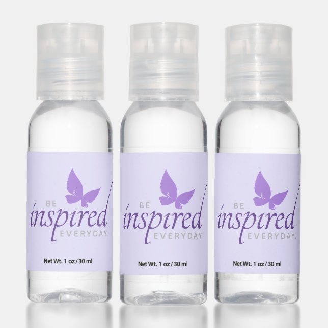 Inspirational Be Inspired Everyday Butterfly Hand Sanitizer (Set)