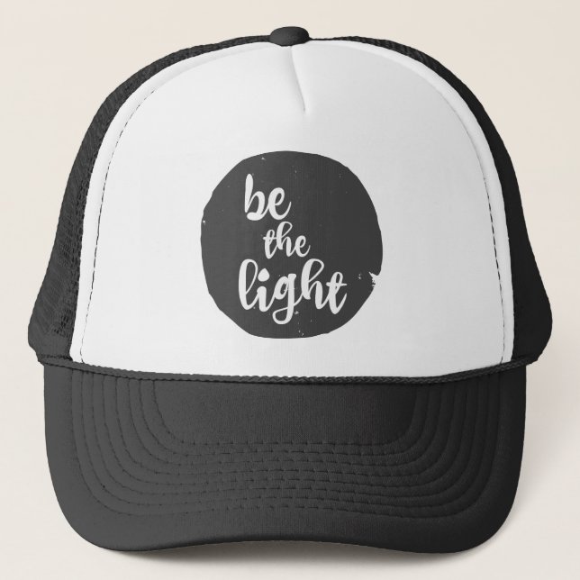 Inspirational Be the Light Trucker Hat (Front)