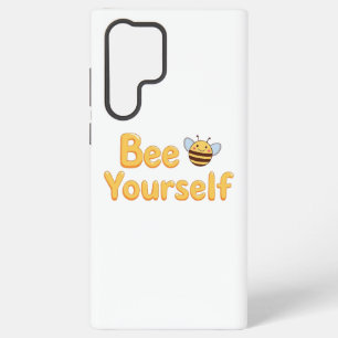 Inspirational "Be Yourself" Positive Message Samsung Galaxy S22 Ultra Case