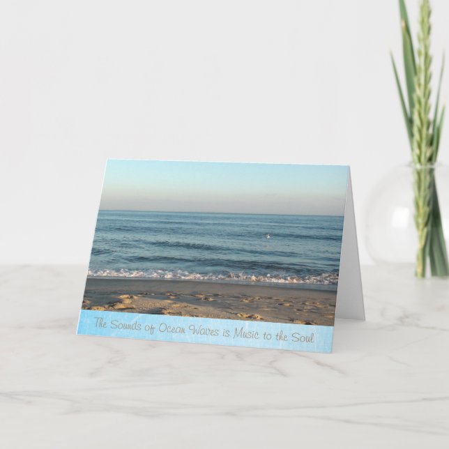 Inspirational Beachy Card (Front)