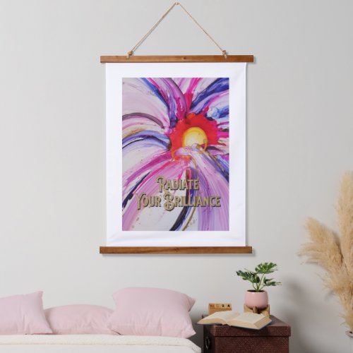 Inspirational Beauty  Bright Handmade Cheerful Hanging Tapestry