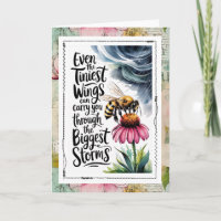 Inspirational Bee Weathering The Storm Faith 