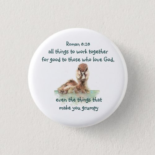 Inspirational Bible Quote Rom 828 Work together Button