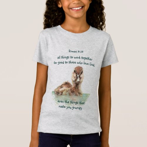 Inspirational Bible Quote Rom 828 Work together T T_Shirt