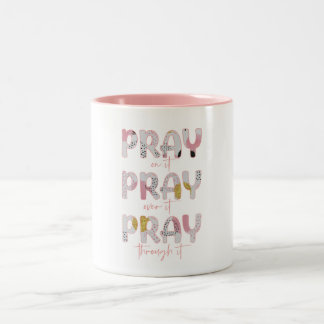 Inspirational Bible Verse Christian Quote Two-Tone Coffee Mug