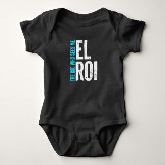 Inspirational Bible Verse - El Roi The God Who See Baby Bodysuit