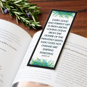 Inspirational Bible Verse/James Bookmarks