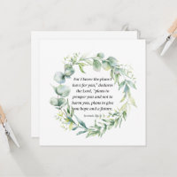 Inspirational Bible Verse Jeremiah 29:11