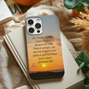 Inspirational Bible Verse Jeremiah 29:11 Christian iPhone 17 Pro Case