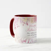 Elegant Floral Happy Mother's Day, Coffee Mug, Zazzle