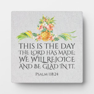 Inspirational Bible Verse Plaque