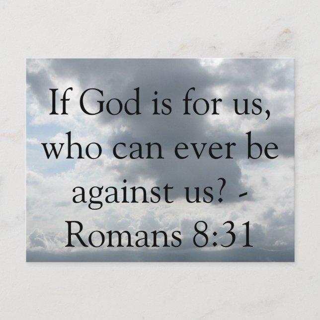 Inspirational Bible Verse Postcard (Front)