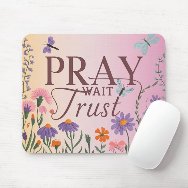 Inspirational Bible Verse/Scripture Mousepad (With Mouse)