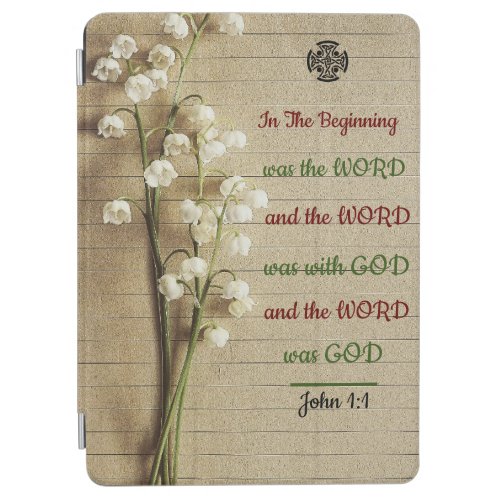 Inspirational Bible Verse Spiral Notebook iPad Air Cover