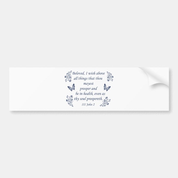 Inspirational Bible verses Bumper Sticker