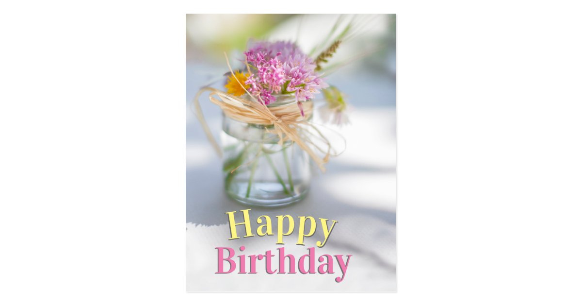Inspirational Birthday Blessing and Bible Verse Postcard ...