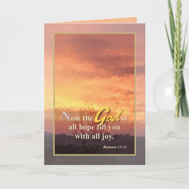 Inspirational Birthday Card (Front)