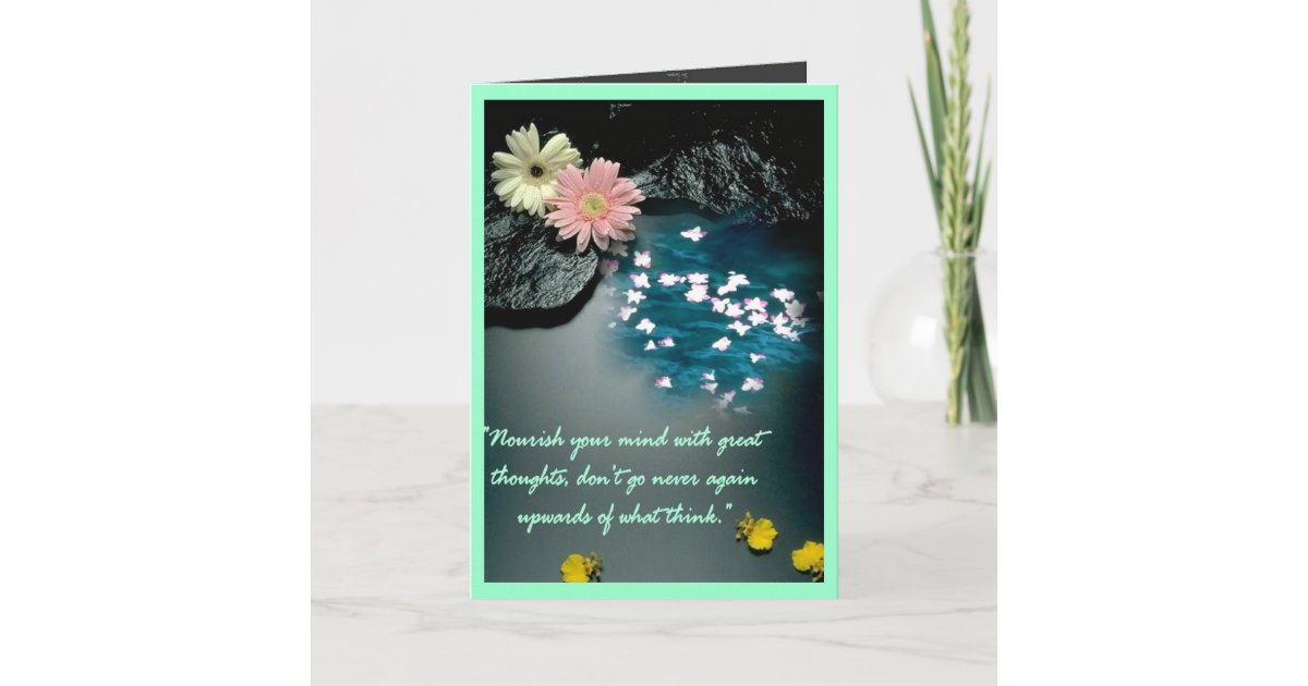 Inspirational Birthday Card | Zazzle