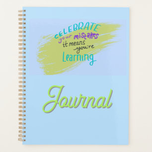 Inspirational Blue Spiral Notebook for Everyone