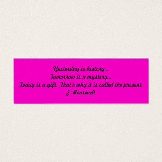 Inspirational Book Mark (Front)