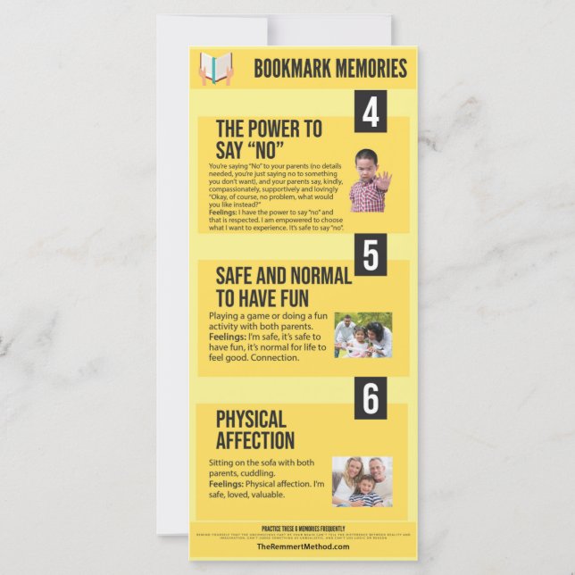 Inspirational Bookmarks The Remmert Method (Back)