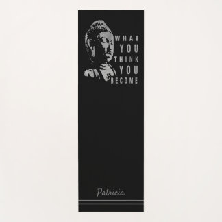 Inspirational Buddha Quote Yoga Mat