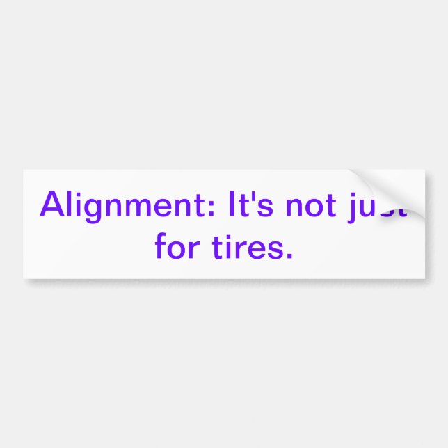 Inspirational bumper sticker - Abraham-Hicks fans (Front)