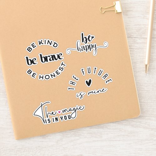 Inspirational Bundle Set Motivational  Positive  Sticker