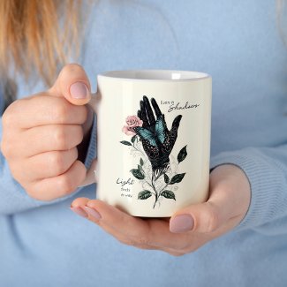 Inspirational Butterfly and Glove Mug 