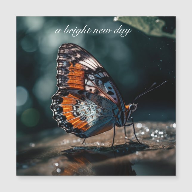 Inspirational Butterfly Bright New Day Custom (Front)