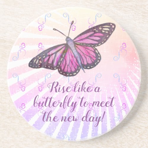 Inspirational Butterfly Coaster