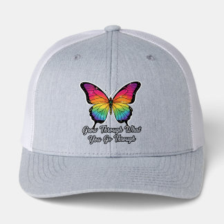Inspirational Butterfly Grow Through Hat