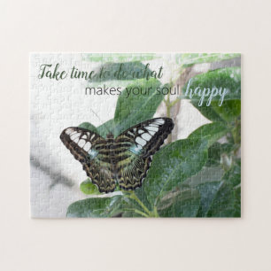 Inspirational Butterfly Quote Jigsaw Puzzle