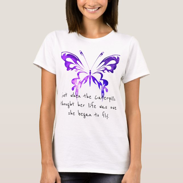 Inspirational Butterfly T-Shirt (Front)