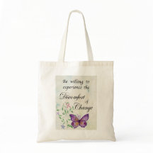 Inspirational Butterfly Tote Bag! Great gift!