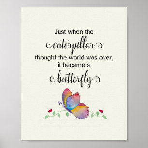 Inspirational Butterfly Wall Art