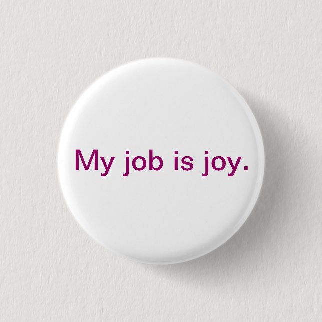 Inspirational button - joy (Front)