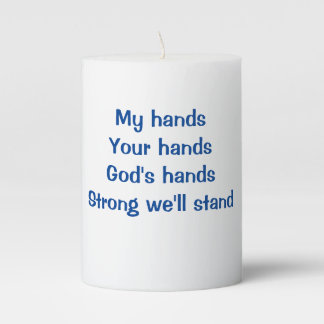 Inspirational candle