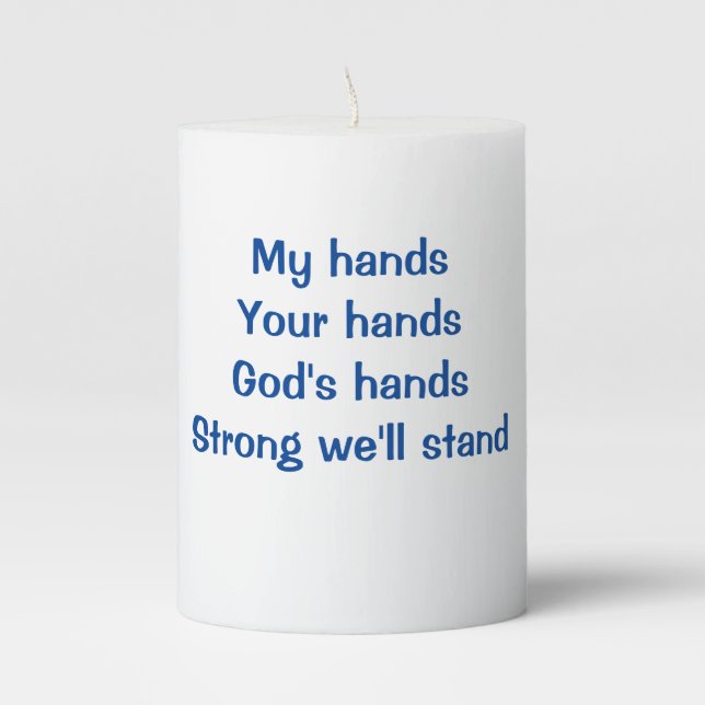 Inspirational candle (Front)