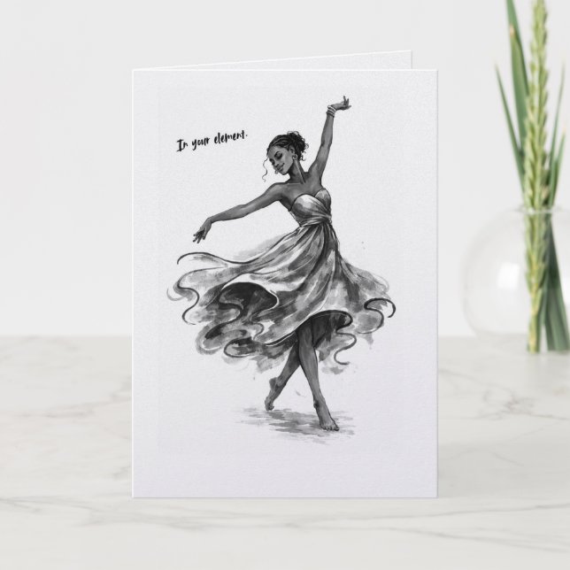 Inspirational Card for Women | In Your Element  (Front)